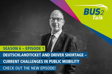 The graphic shows a photo of Alexander Möller. Next to the lettering 'BUS2Talk' you can read: 'Season 6 - Episode 1,'