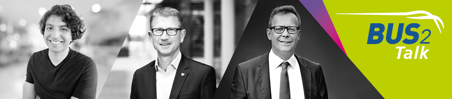 Portraitfotos von den Podgästen Bilal Zafar, Dr. Rolf Erfurt und Prof. Dr. Justus Haucap.