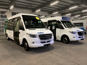 Electric Sprinter minibus