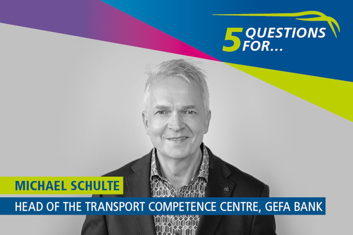 Michael Schulte, head of the Transport Competence Centre at GEFA BANK